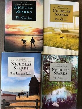 Nicholas Sparks Lot of 4 Hard Cover Books